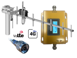 Set LTE repeateru slabého mobilného signálu Pico V3 s LCD