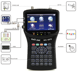 Měřák signálu Satlink WS-6979 DVB-S/S2/T/T2/C Combo