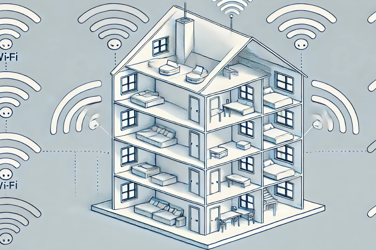 Jak efektivně rozvést Wi-Fi (a mobilní) signál do všech místností ve vícepodlažním domě