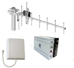Duálny zosilňovač mobilného signálu Amplitec C23S-LE v setu pro EGSM, 4G/LTE - kopie